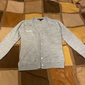 Grey AdventHealth Button-Up Sweater